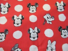 Camelot Fabrics Mickey Mouse & Friends Minnie Goofy Donald Duck VTG 18″X43″