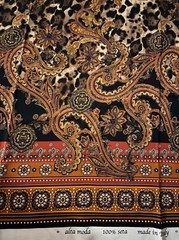 Authentic and rare Top Italian designer luxury dress Fabric. Made in Italy