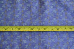 By 1/2 Yd, Vintage, Brown & Green on Lavender Quilt, Peter Pan/Tree House N1327