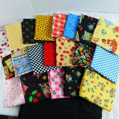Mary Engelbreit Quilting Fabric Lot, Cotton Vintage 8.5 Yards 20 Pieces 2.13 lbs