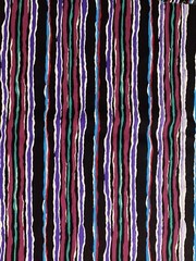 Vintage 80s 90s Striped Cotton Fabric 60×40”