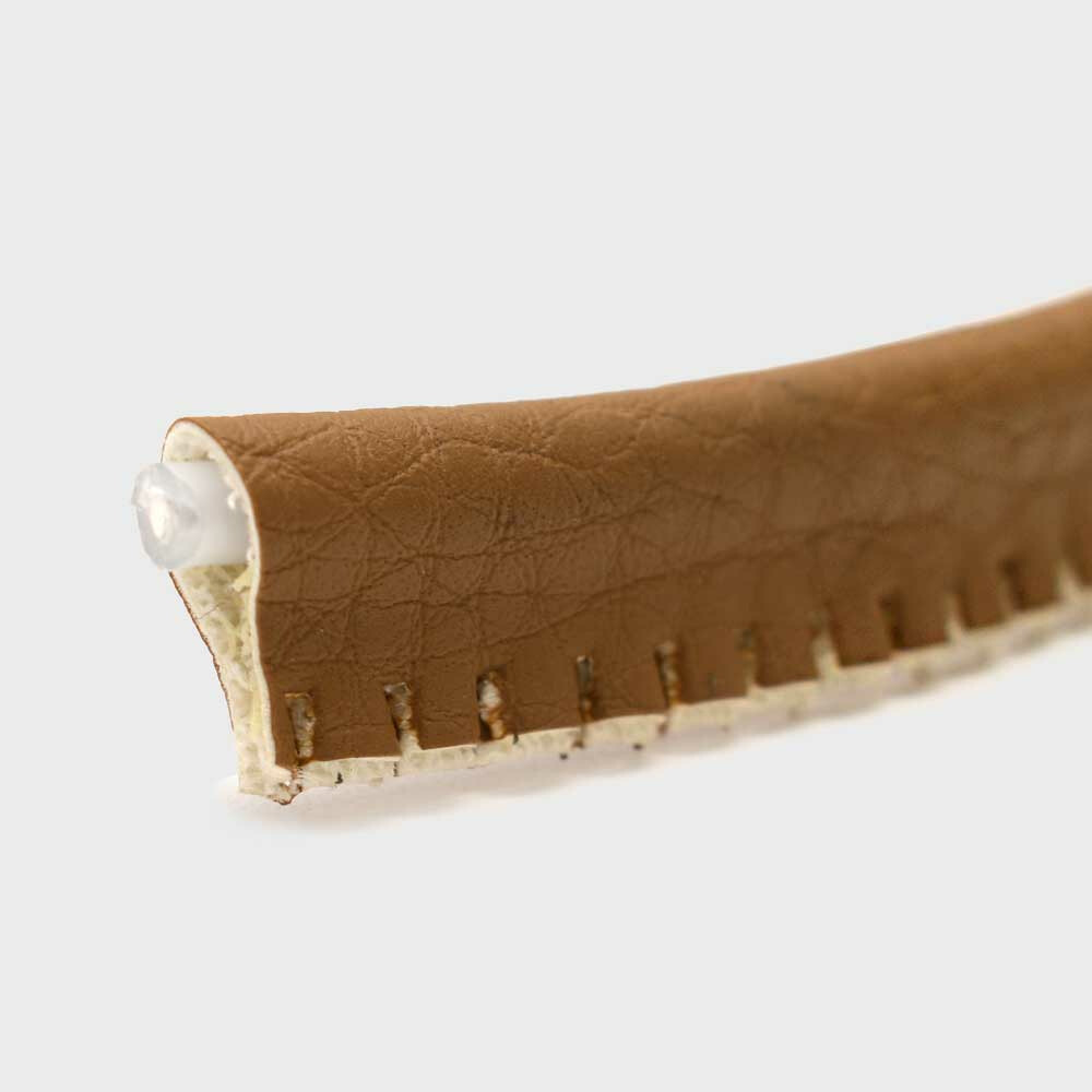 Malibu Boat Pipe Cord Welting | Cognac Brown 1/4 x 5/8 Inch (YD)