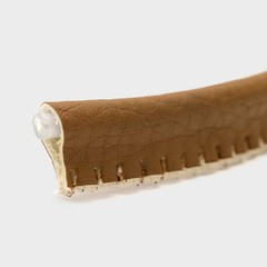 Malibu Boat Pipe Cord Welting | Cognac Brown 1/4 x 5/8 Inch (YD)