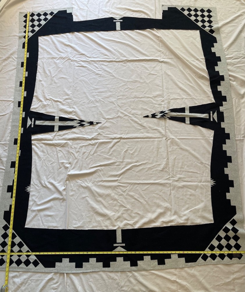 New Pendleton Wool blanket fabric remnants – Los Ojos – appx 1.9 lb.