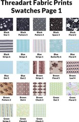 Premium Cotton Quilting Fabric Prints in 72 Patterns – Sold By The Yard