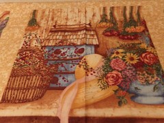 23″ x 44″ VINTAGE “COUNTRY HOME” PANEL by ANNA KRAJESKI COLORFUL COTTON NEW #779