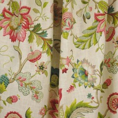 Brissac Jewel Jacobean Floral Kaufman Fabric