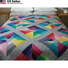 50pcs 10 x 10 inch Multicolor Cotton Fabric Bundle solid 10 X 10,