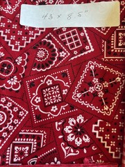 Larger Fabric Scraps for Quilting. Sizes Shown On Photos. Multicolored. 1/2 Lb