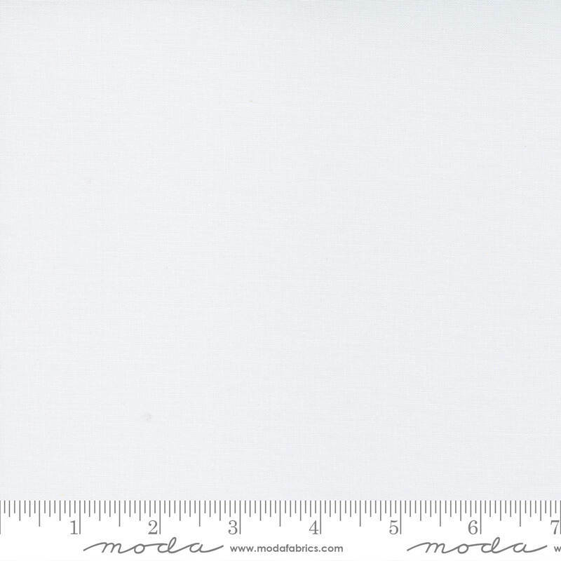 Moda BELLA SOLIDS Super White 9900 436 Quilt Fabric By The Yard