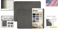 Durable Self-Adhesive Linen Patches, 8″x11″ – 2 PCS for Versatile Fabric Repair