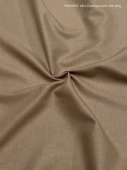 Beige Cashmere Wool & Silk Suiting Fabric Piacenza PANAREA Sand Camel 3.80 meter