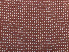Rib Knit Terracotta Ditsy Dots Rayon Spandex 4 Way Stretch 60″W Yard-RBPR081