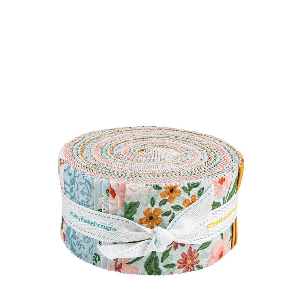Sweet Cotton Tales Rolie Polie 40 piece 2.5-inch Strips Jelly Roll Riley Blake D