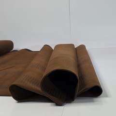 Bulk 25.5 Yards Brown Lizard Embossed Faux Leather Fabric 50″ 52″ W Upholstery