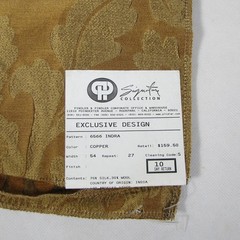 7 Pindler Fabric Samples Silk Blend Copper Upholstery NWT B2G2 FREE IN FABRICS
