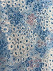 True Vintage Material Fabric Lot Poly Multicolor Floral Crafting Sewing Projects