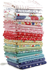 Vintage Happy 2 Fat Eighth Bundle (25 Pieces) by Lori Holt for Riley Blake 9 X 2