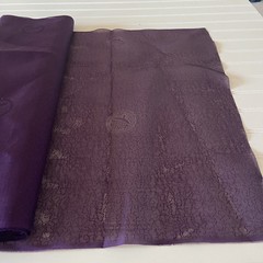 SILK PURPLE FABRIC 10 Yards x 21 Inches Wide or 360 Inches x 21 Wide