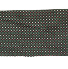 New Jo-ann Fabrics 32 “W X 12” L Red Apples on Dark Green Cotton Craft Quilt Sew