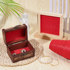 15.7″ x 78.7″ Red Self-Adhesive Felt Fabric Sheet Sticky Jewelry Drawer Box Line