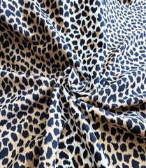 NEW ANIMAL PRINT JAGUAR CHEETAH DRAPERY FURNITURE UPHOLSTERY FABRIC 71″ L 59″ W