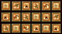 MODA FLANNELS#6700 14F “FALL IMPRESSIONS FLANNEL” BY THE PANEL