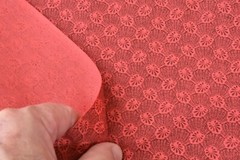 By 1/2 Yd, Red & Burgundy Print Quilt Cotton, B1373