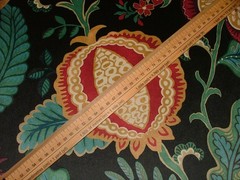 iLiv Velvet Curtain Fabric 2.3 Metres Cantaloupe Ebony Upholstery Cushion Blind