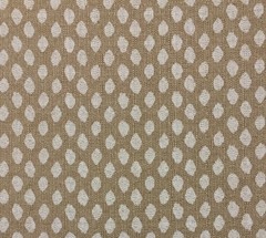 BALLARD DESIGNS ELLIE SNOW CREAM ANIMAL SPOTS THEME FABRIC 1.75 YARDS 55″W