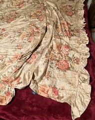 Ralph Lauren Guinevere Fabric Piece & Ruffles Egyptian Cotton Sateen -Excellent