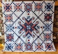 Quilt Kit – Star Spangled – Stitches and Stripes Collection – 18+ yards
