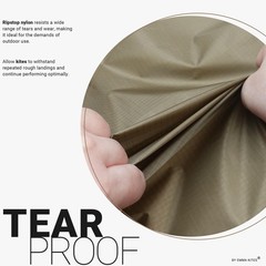 White Ripstop Nylon Fabric 40 Denier, Precut Piece 10-Yard: 60″x360″, Ultra-L…