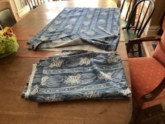 Ralph Lauren Cotton Biarritz Fabric Lot Of Two 116 X 84