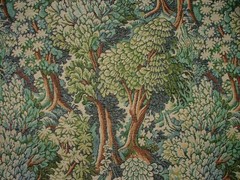 Tapestry Curtain Upholstery Fabric Woodland Forest Tree Cushion 15 Metre Roll