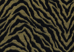 1 Sample Designer Fabric Black Gold Animal Print Woven Drapery Upholstery
