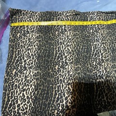 * Animal Print Leopard 1 02X 60 Wide Renmont peace NEW skirt dress crafts