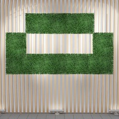 20″x20″ Artificial Boxwood Mat Wall Hedge Decor Ties Fence Panel Dark Green