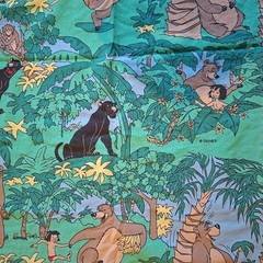 Disney The Jungle Book Vintage Flat Sheet Duvet Cover Single Side