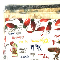 Robert Kaufman Christmas Holiday Fat Quarter Bundle 15pc Quilting Fabric MFQ-112