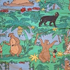 Disney The Jungle Book Vintage Flat Sheet Duvet Cover Single Side