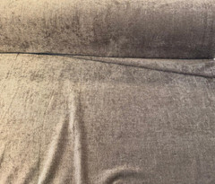 Monroe Driftwood Dark Taupe Soft Chenille Upholstery Fabric By The Yard