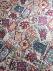 3 Yrd Yard Cotton 1997 Fabric Traditions Verona Design Deborah Mallow Grape