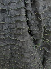 Black Ribbon layers look chiffon Fabric By the Yard 60″ W