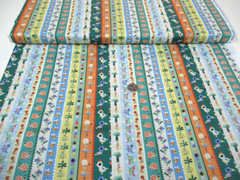 Michael Miller quilt-craft fabric ALLIGATOR STRIPE 4 2/3 yds (dcx-12556) Bolt!