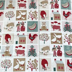 Vintage Country Classics Prairie by Ameritex Cotton Fabric 2.75 yards