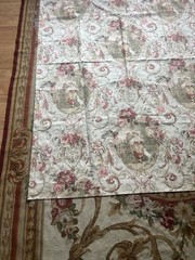 Vtg Richloom Fragonard Toile Fabric Romantic French Country 1.8 Yards