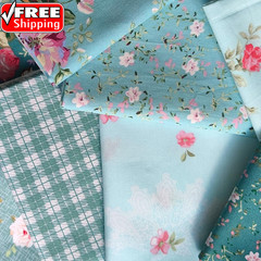 8Pcs Cotton Craft Fabric Bundle 18″ X 22″ Pre-Cut Fat Quarters Quilting Fabric f