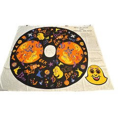 Vtg NOS Halloween Ghost Trick-Or-Treat Costume &Mask Cut & Sew Manes Fabric Co