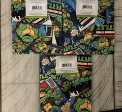 Fat Quarter Ninja Turtles Lot Of 3 (18×21 Inches Each)